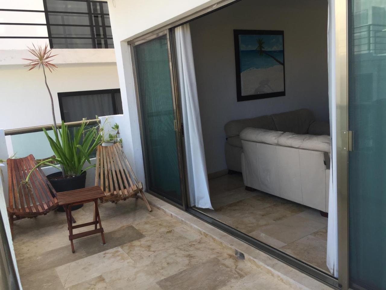 La Playa Condo Playa del Carmen Bagian luar foto
